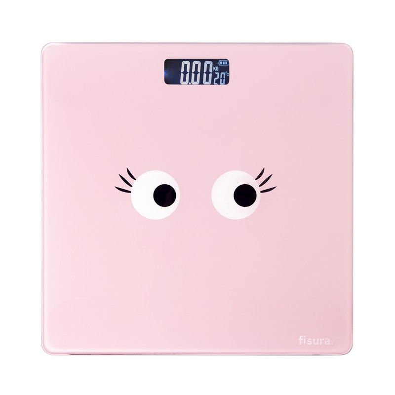 Fisura Personenweegschaal Eyes Pink - Digitaal - tot 180kg - op 50g