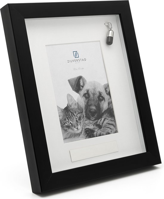 Zilverstad Fotokader Memory 10x15 cm Huisdier met Ashouder