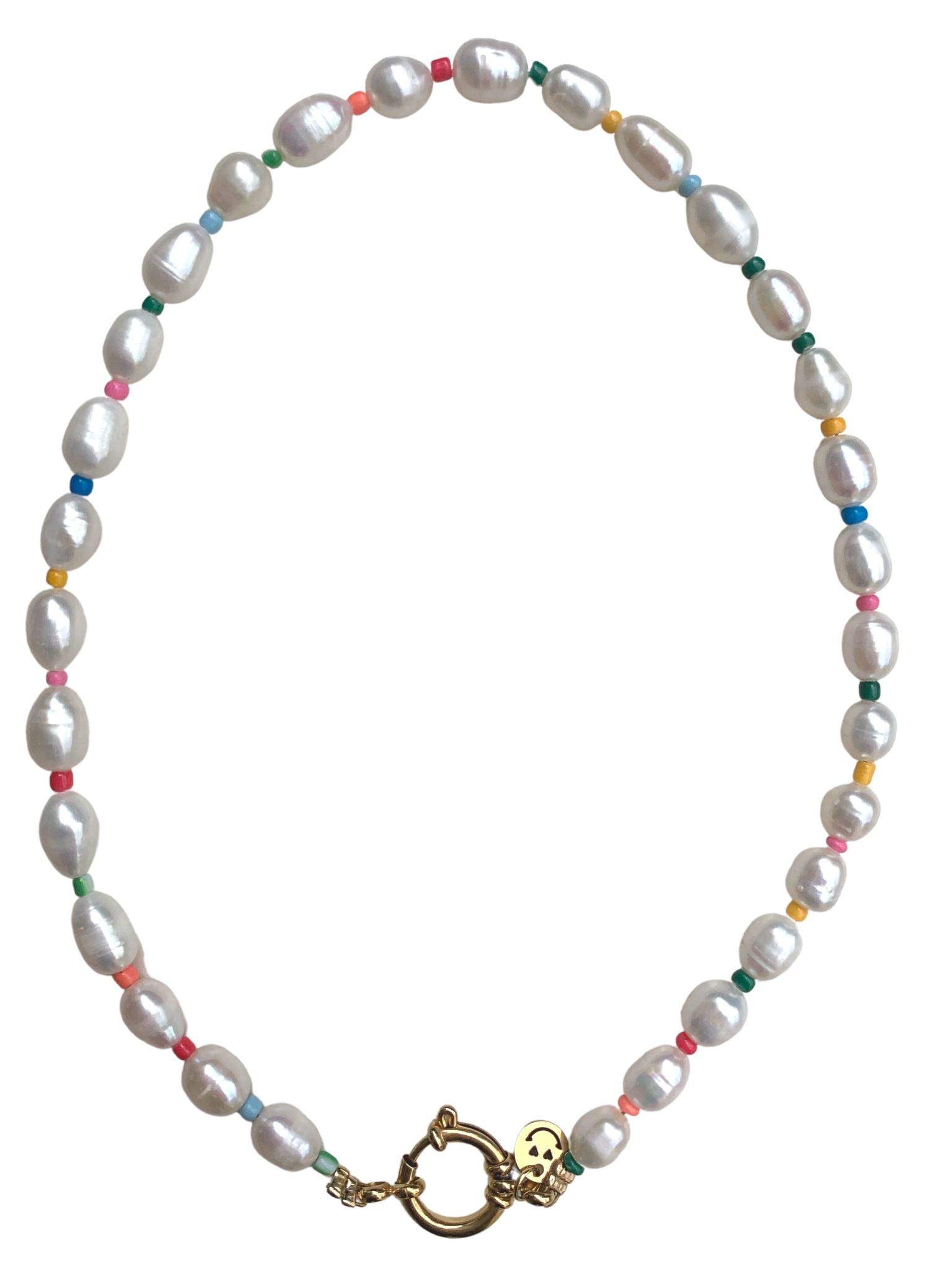 Math Summer Choker Necklaces Pearls and Rocailles