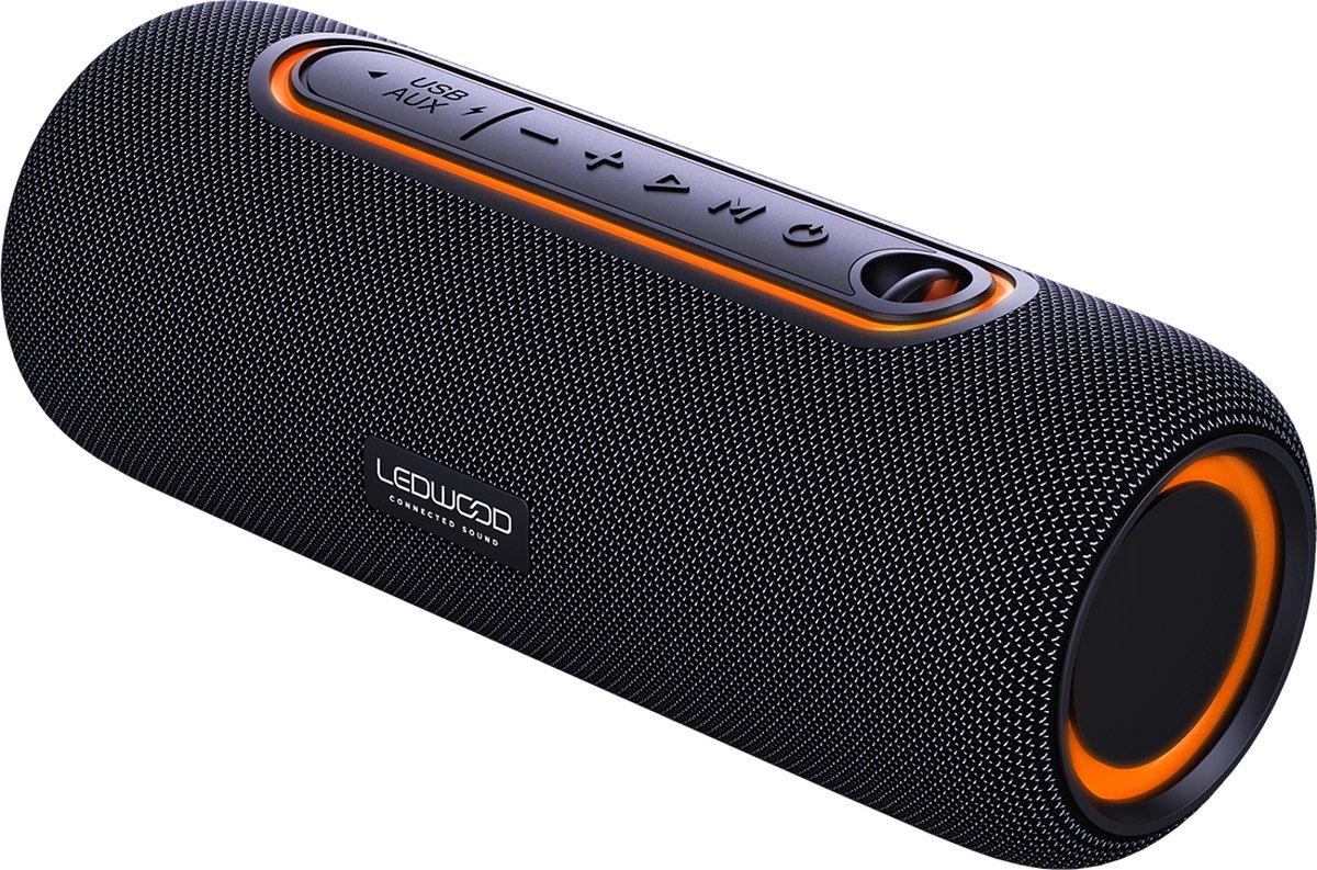 Ledwood Xtreme 140 Outdoor Bluetooth Speaker Draagbaar Zwart