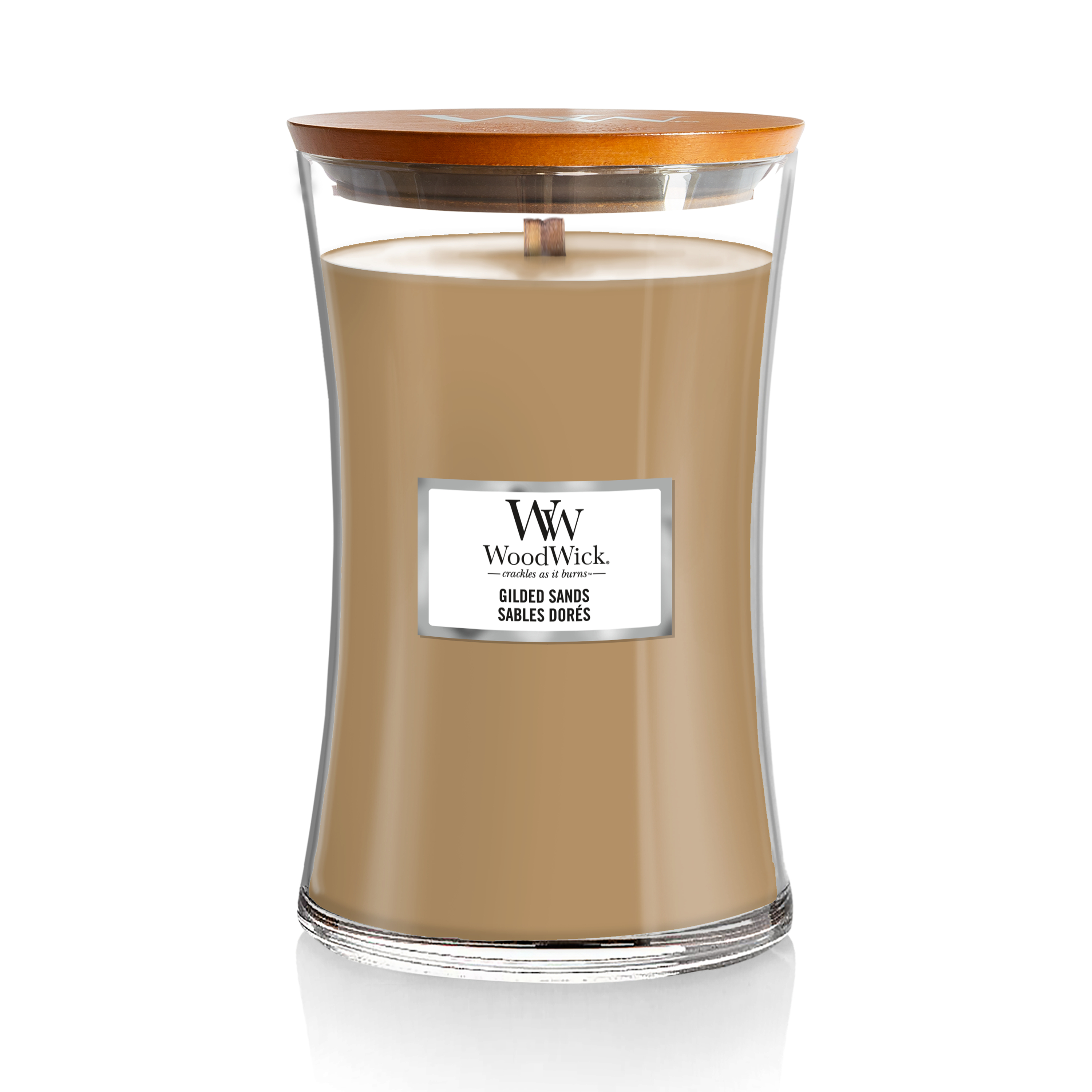 Woodwick Kaars Gilded Sands Medium - 10x11.4 cm - 60 Branduren