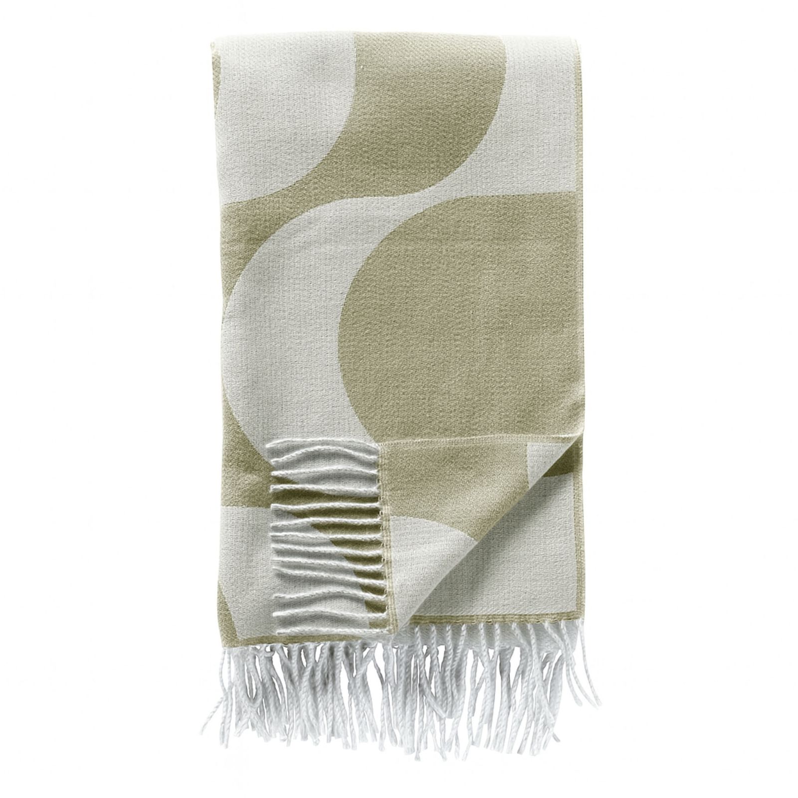 Dutch Decor Plaid Swirl 140x180 cm Sage Green