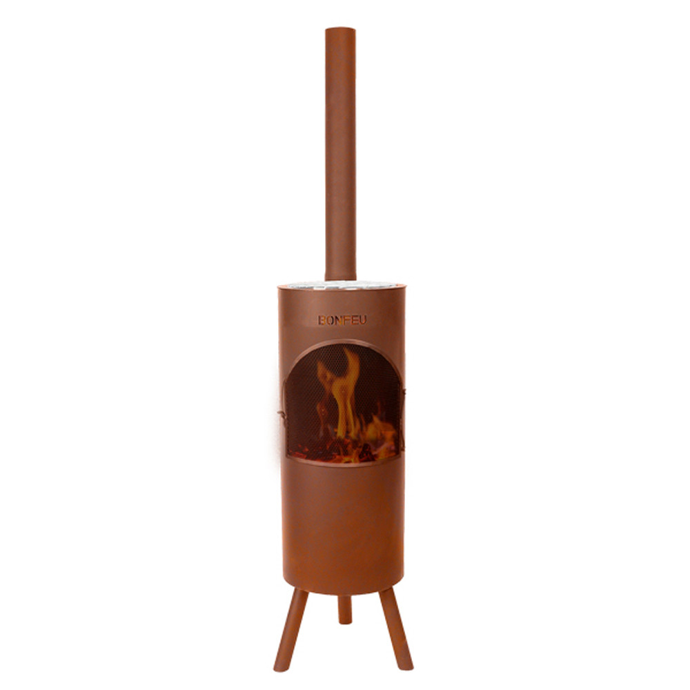 Bonfeu Bongiano LP Terrashaard Corten met kook-accessoires