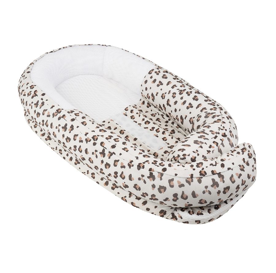 Doomoo Babynest Cocoon Leopard Cream