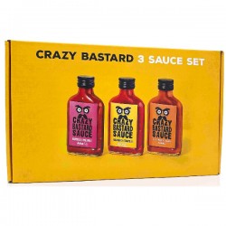 Crazy Bastard Sauce Pikante Saus PYO set 3 stuks