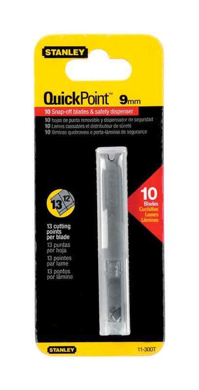 Stanley Reserve Afbreekmesjes 9 mm 10 stuks