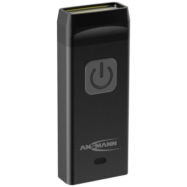 Ansmann Sleutelhanger Zaklamp Dimbaar USB-A Oplaadbaar
