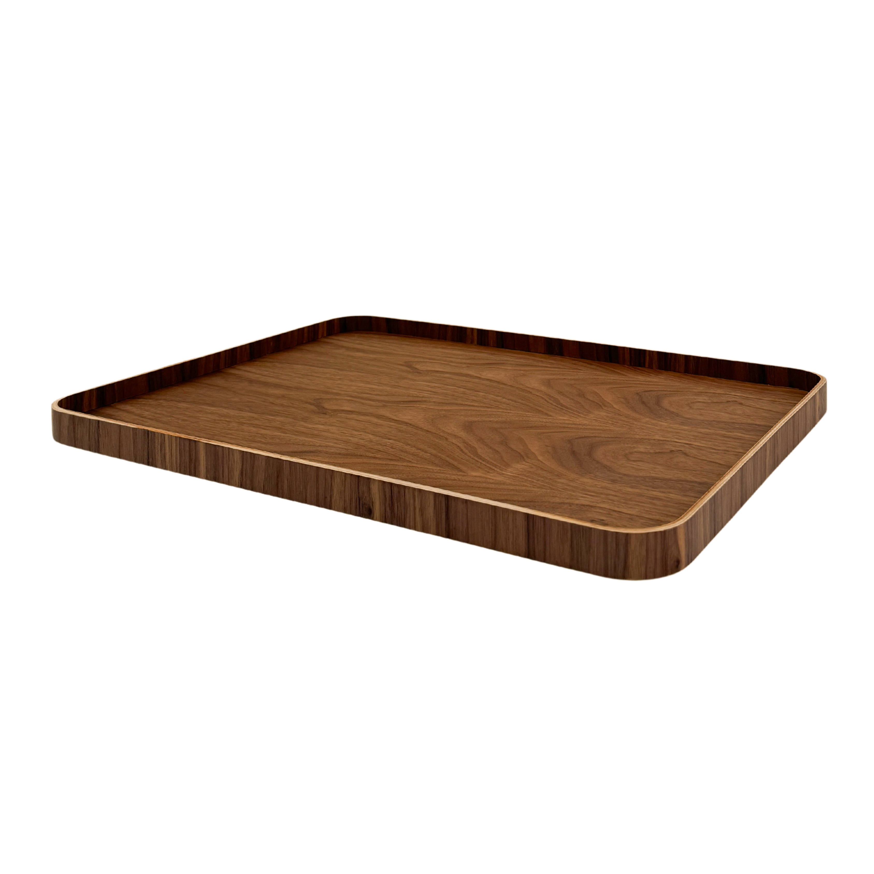 XLBoom Dienblad Serve Walnut 60x46 cm - Anti-slip