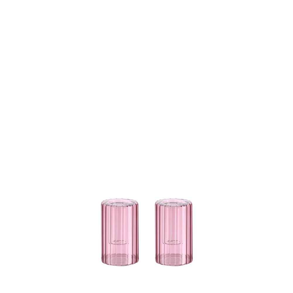 Moods & More Kaarshouder Lima Vintage Rose set 2 stuks - 4.5x7.5 cm