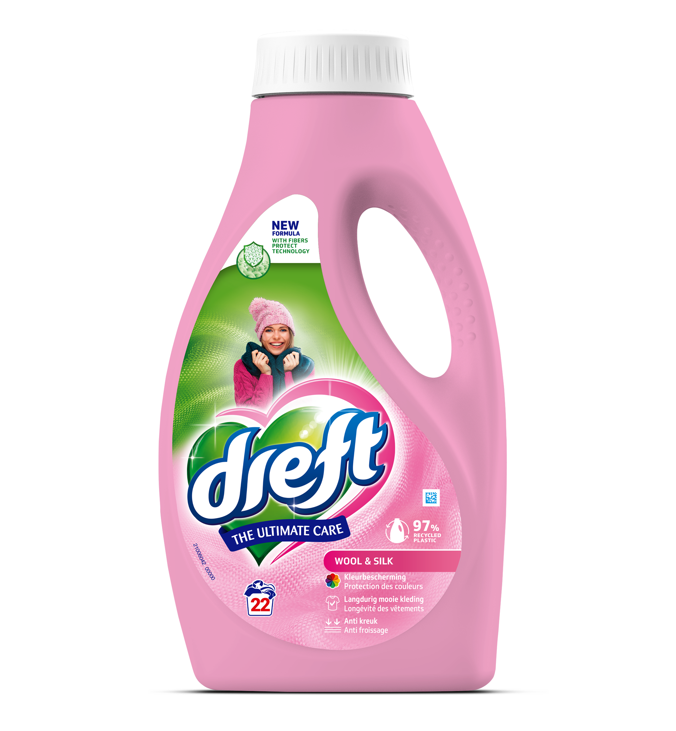 Dreft Wasmiddel Vloeibaar Wol&Zijde 0.990 l - 22 scoops