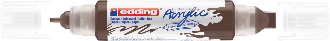 Edding Acrylic 3D Double Liner e-5400 Chocolate Brown - 907