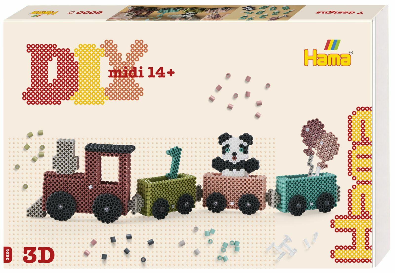 Hama Strijkkralen 3D Verjaardag Trein 6000 Parels
