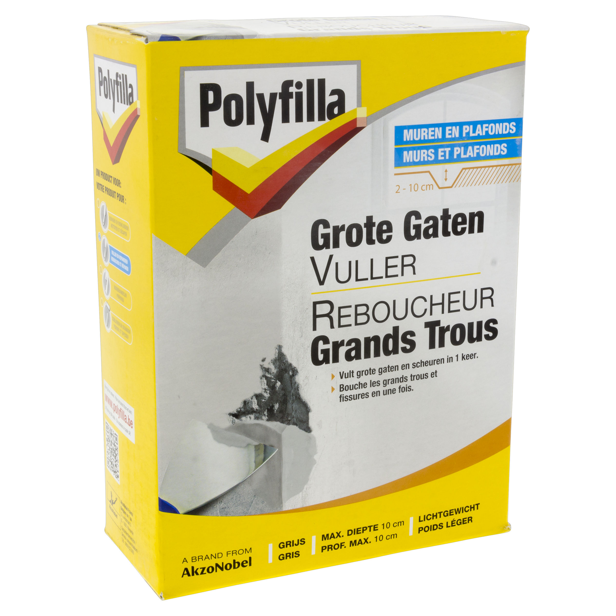 Polyfilla Grote Gatenvuller 1 kg Grijs Doos