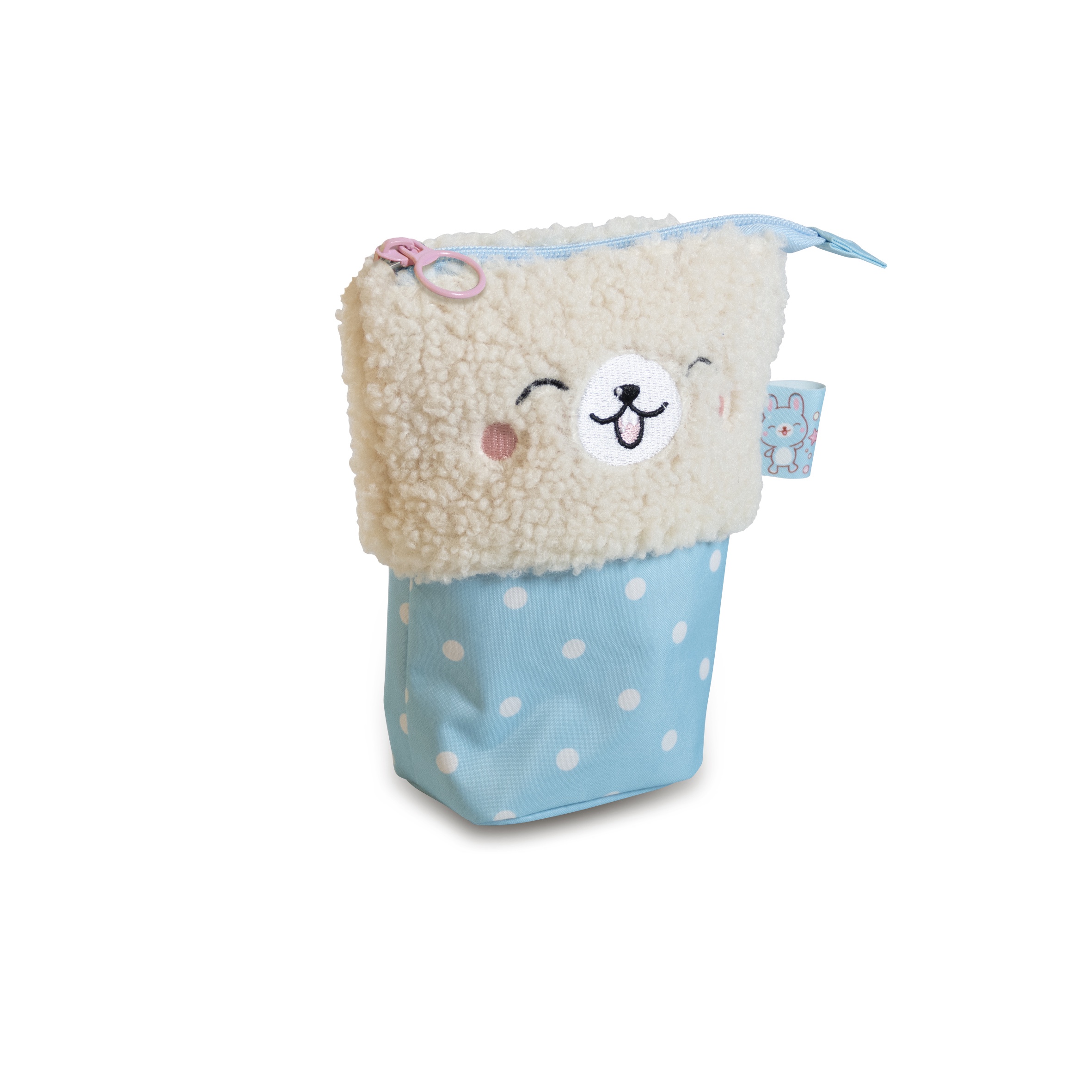 Cute & Co Pennenzak Pop-Up Blue - 17x6x13 cm