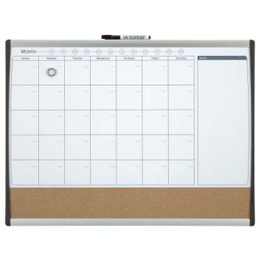 Nobo Prikbord Magnetisch met Planning 58.5x43 cm