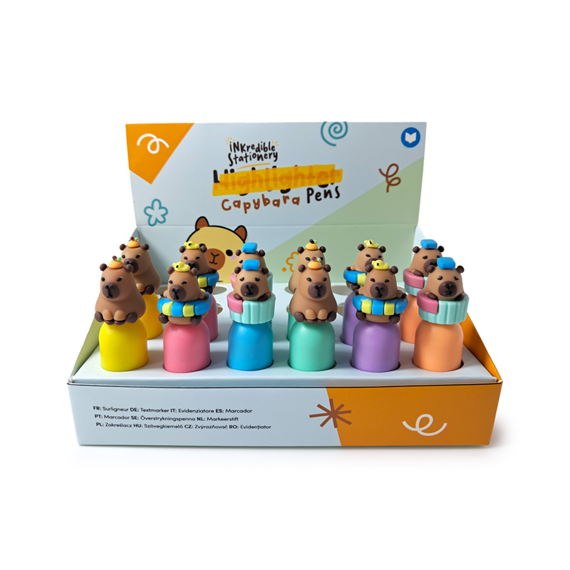 Capybara Markeerstift assorti - prijs per stuk