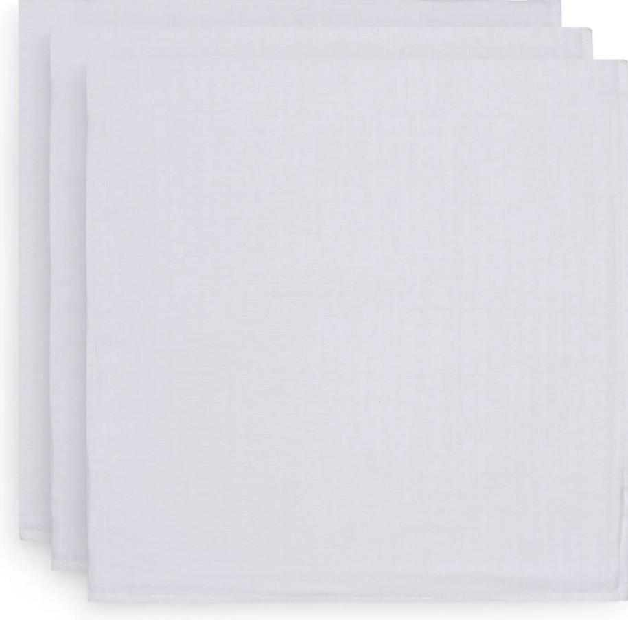 Jollein / hydrofiele doeken 3 pack / wit