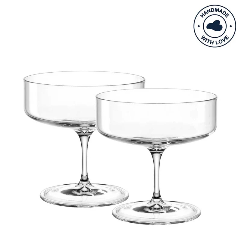 Leonardo Coupe Basso 32cl set 6 stuks - Borosilicaatglas - voor Warm & Koud