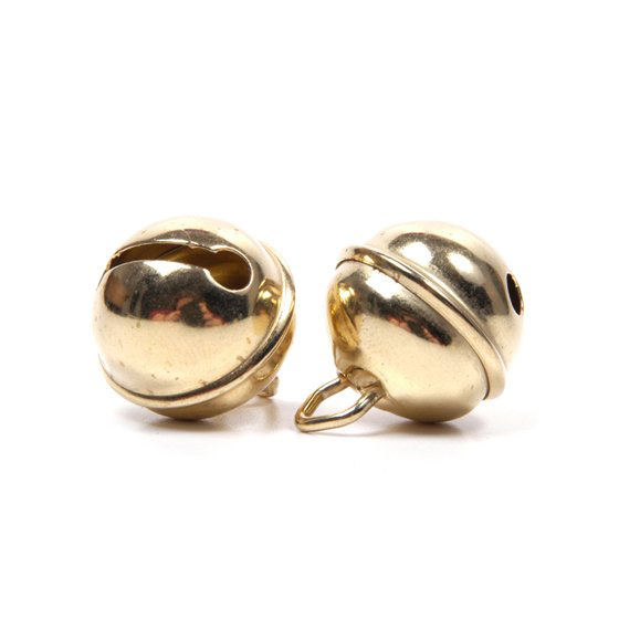 Himaco Belletjes Metaal 15mm - Goud 10stuks - Hobby