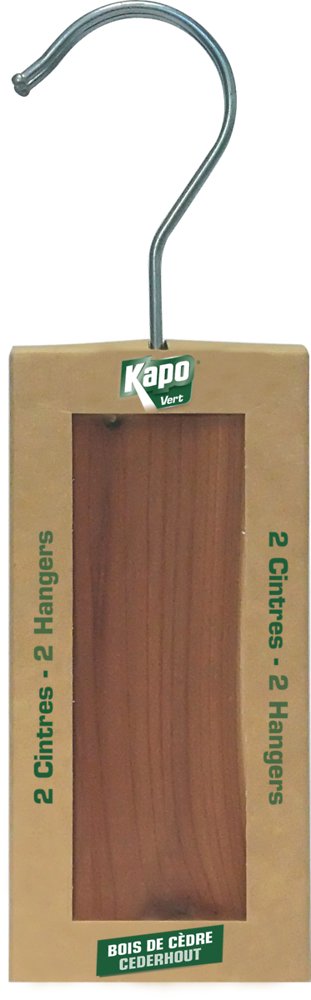 Kapo Anti Mot hanger Set van 2 Ceder