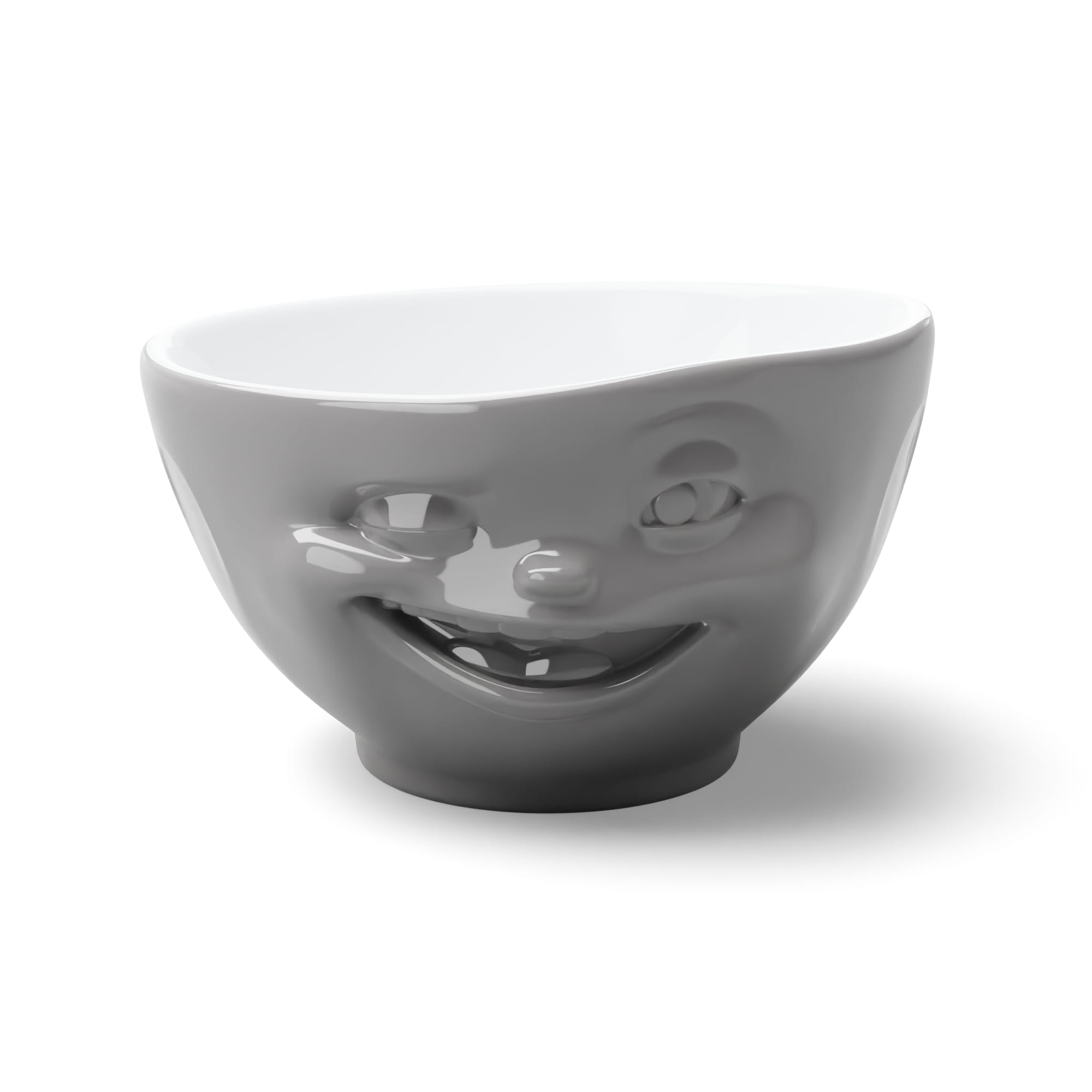 Tassen Bowl Winking 500ml - Porselein - Grijs - 16.6x10 cm
