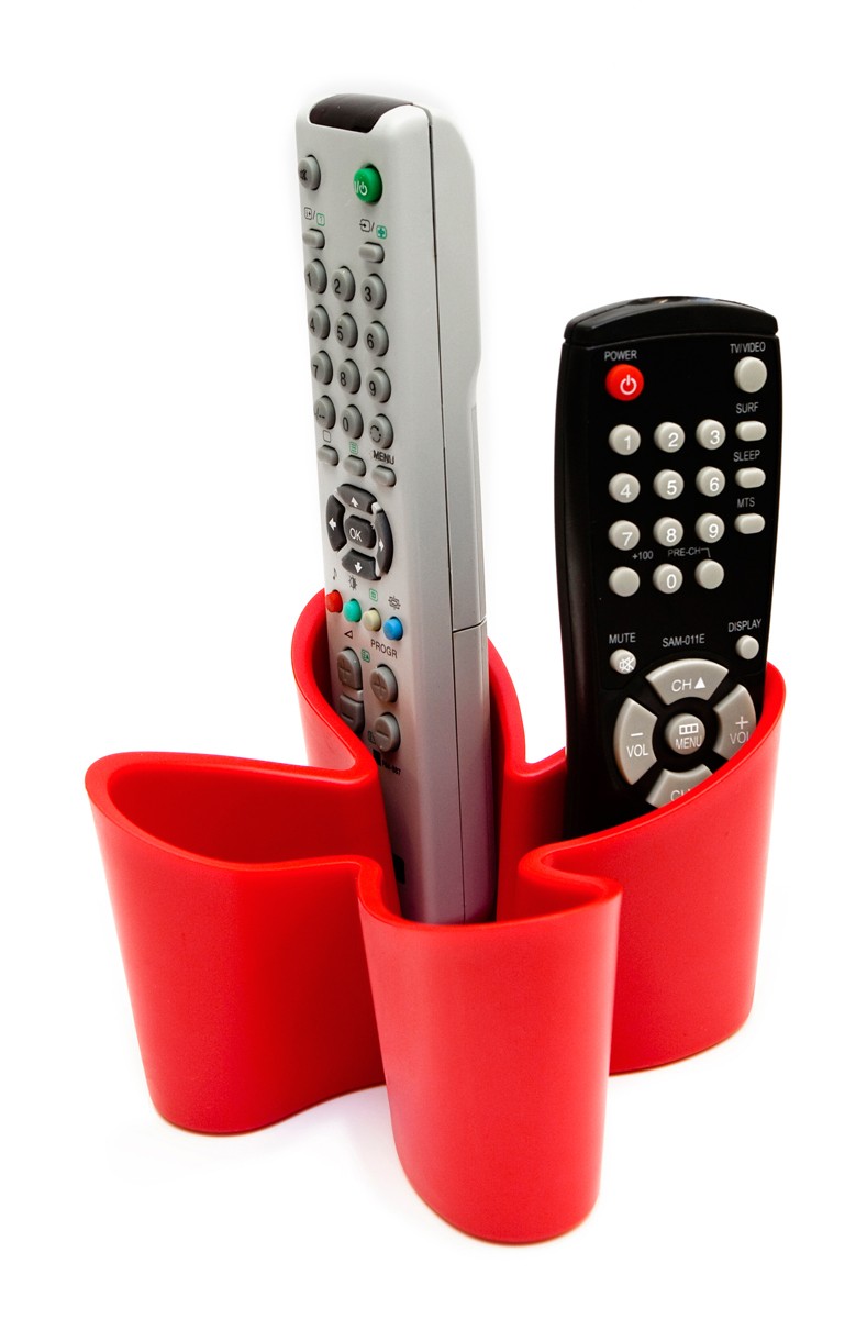 J-Me Cozy Houder voor Afstandsbediening Rood 13x13x9cm