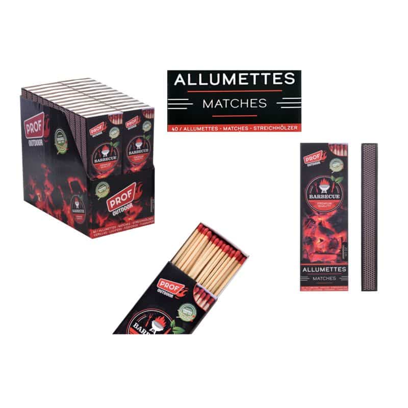 Aanmaaklucifers 20cm 40 stuks