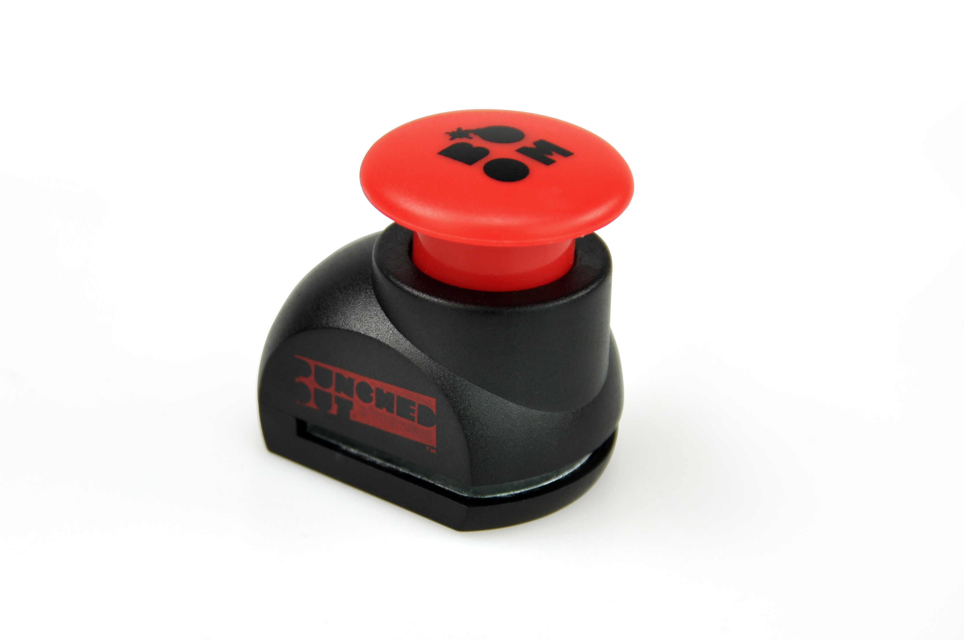 HOLE PUNCH PLC PUNCHED OUT - BOOM 3,2X4,4X4,2CM ROOD/ZWART