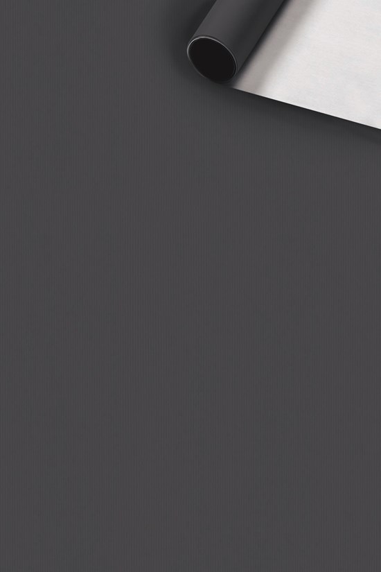 Stewo Geschenkpapier Rol 70x200 cm Zwart