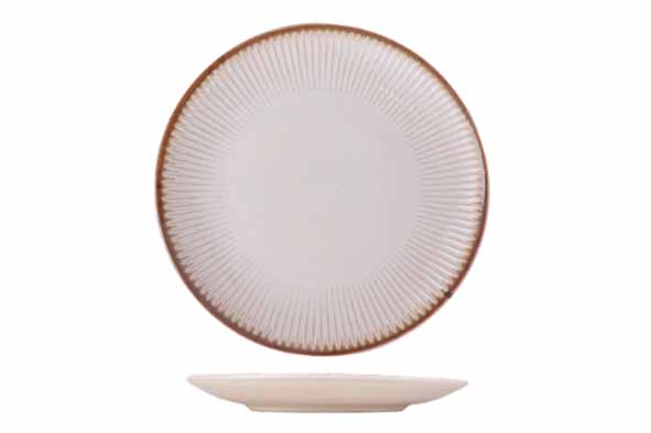 Cosy&Trendy Dessertbord Estrena Latte 20.5cm - Aardewerk