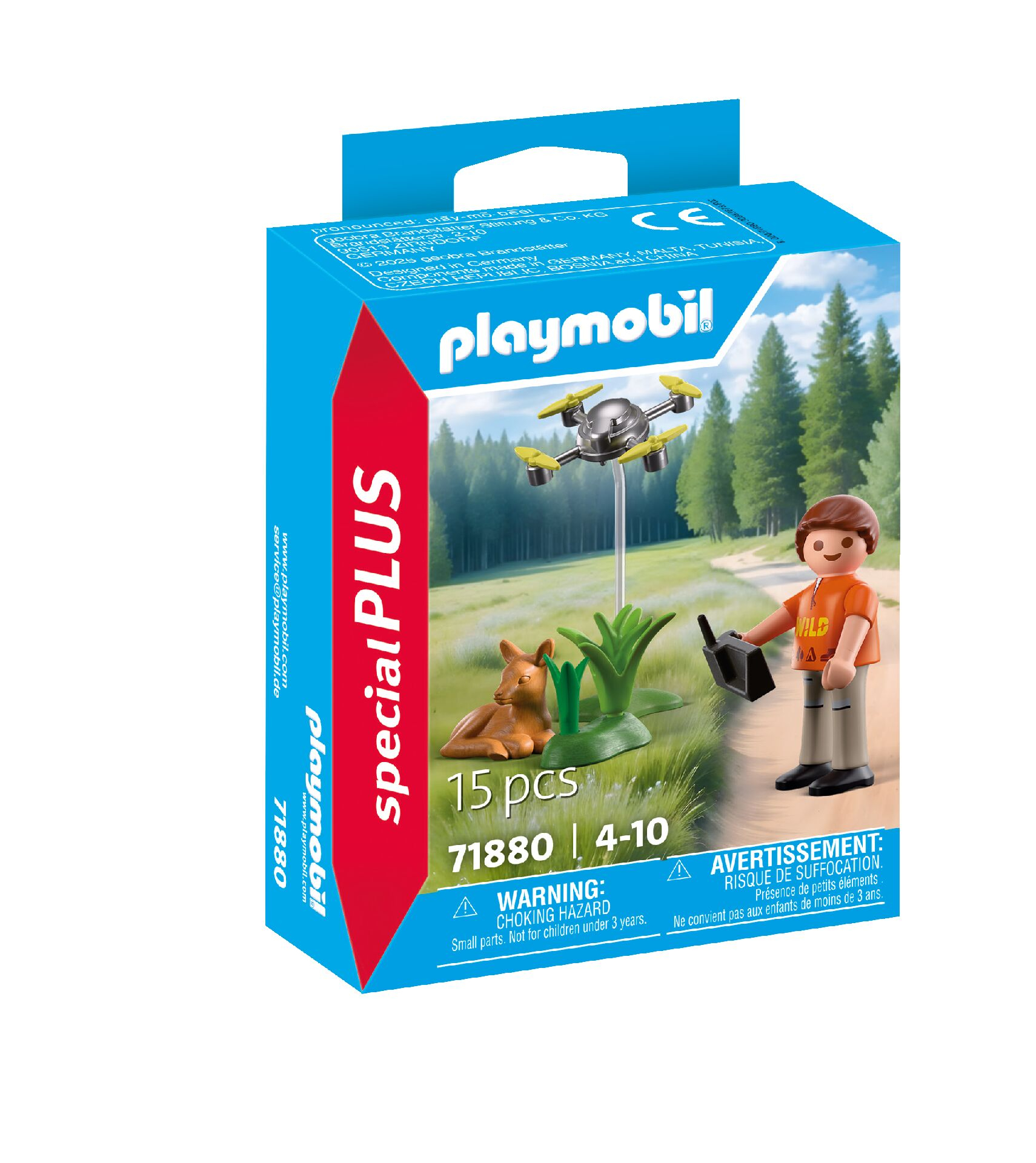 Playmobil Special Plus 71880 Redding van hertenkalf met drone