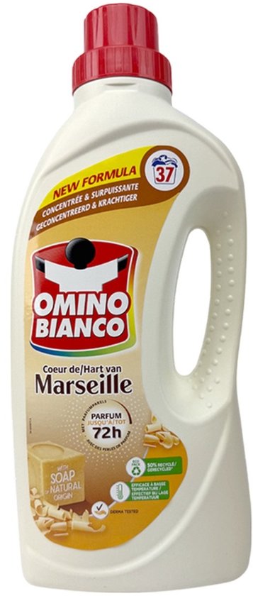 Omino Bianco Wasmiddel Marseille 37 scoops 1.480 l