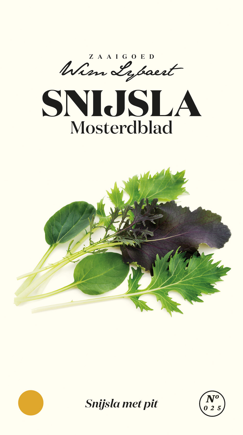 Zaaigoed Snijsla Mosterdsla Wim Lybaert