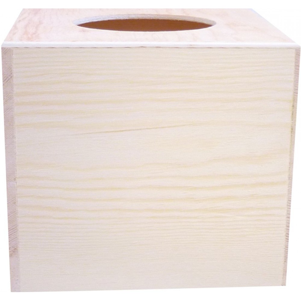 Graine Creative Tissue Doos Hout 14x14x12.5 cm