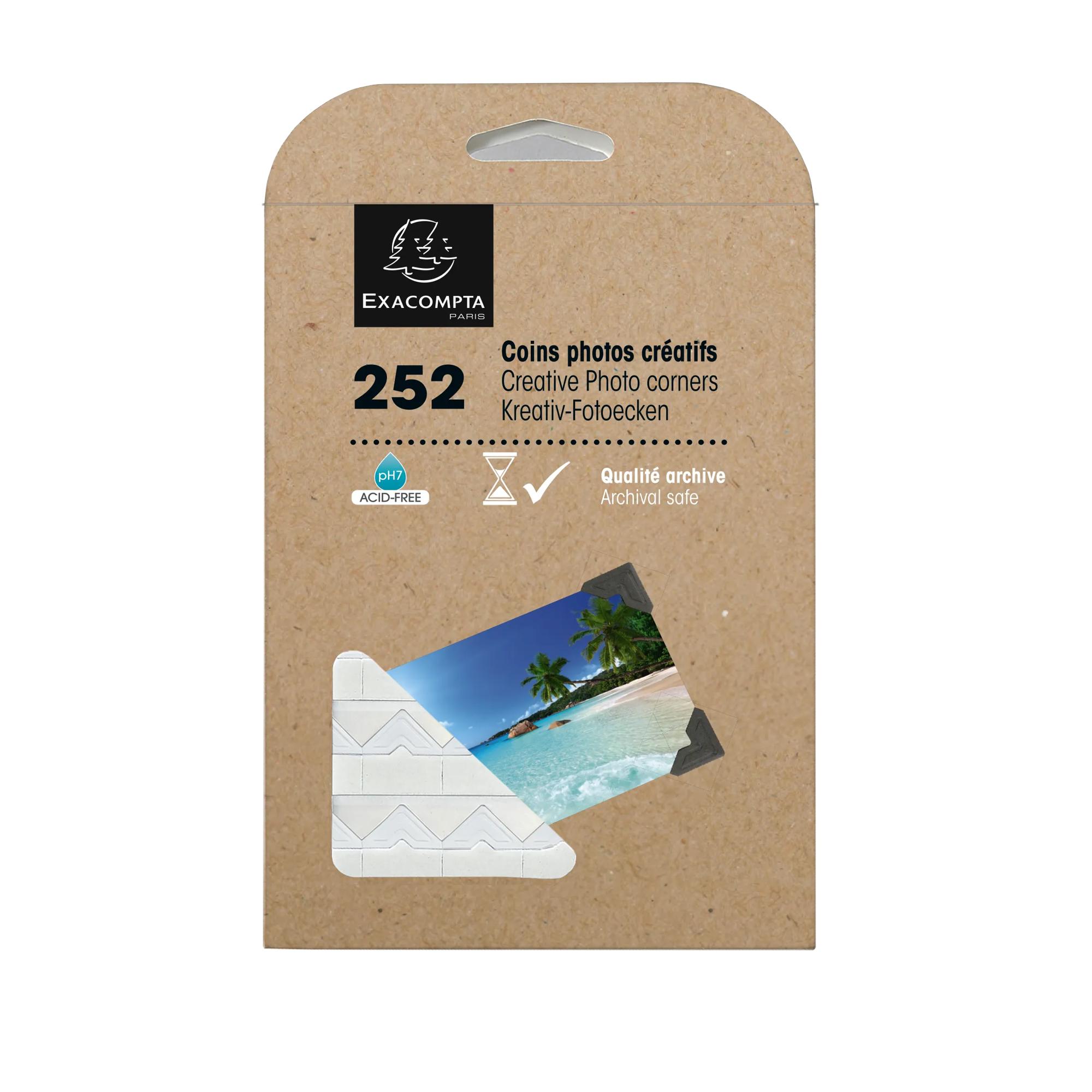 Exacompta Fotohoeken Wit 252 stuks