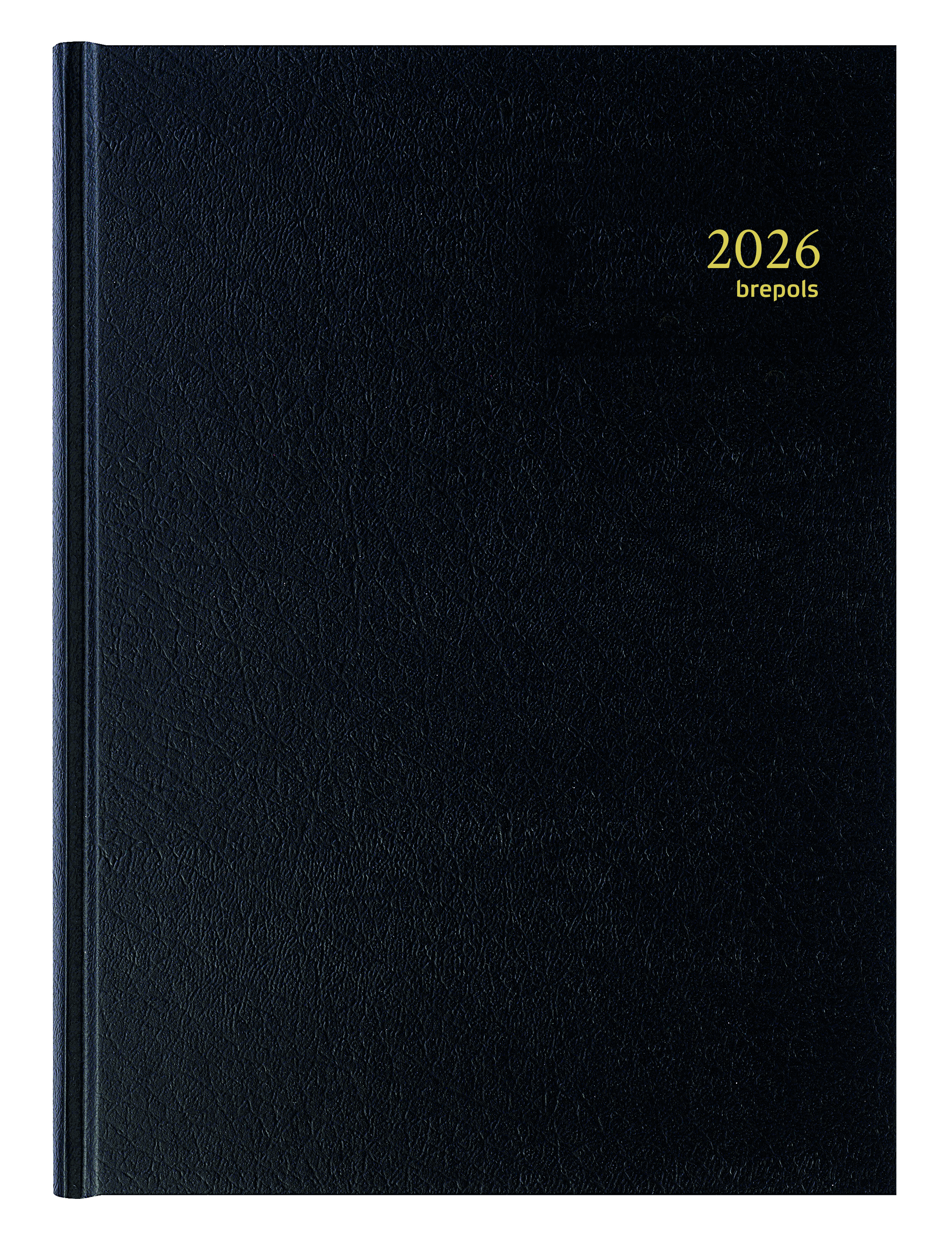 Brepols Agenda 2026 Bremax 2 Santex 1dag/2pag Zwart 21x29 cm