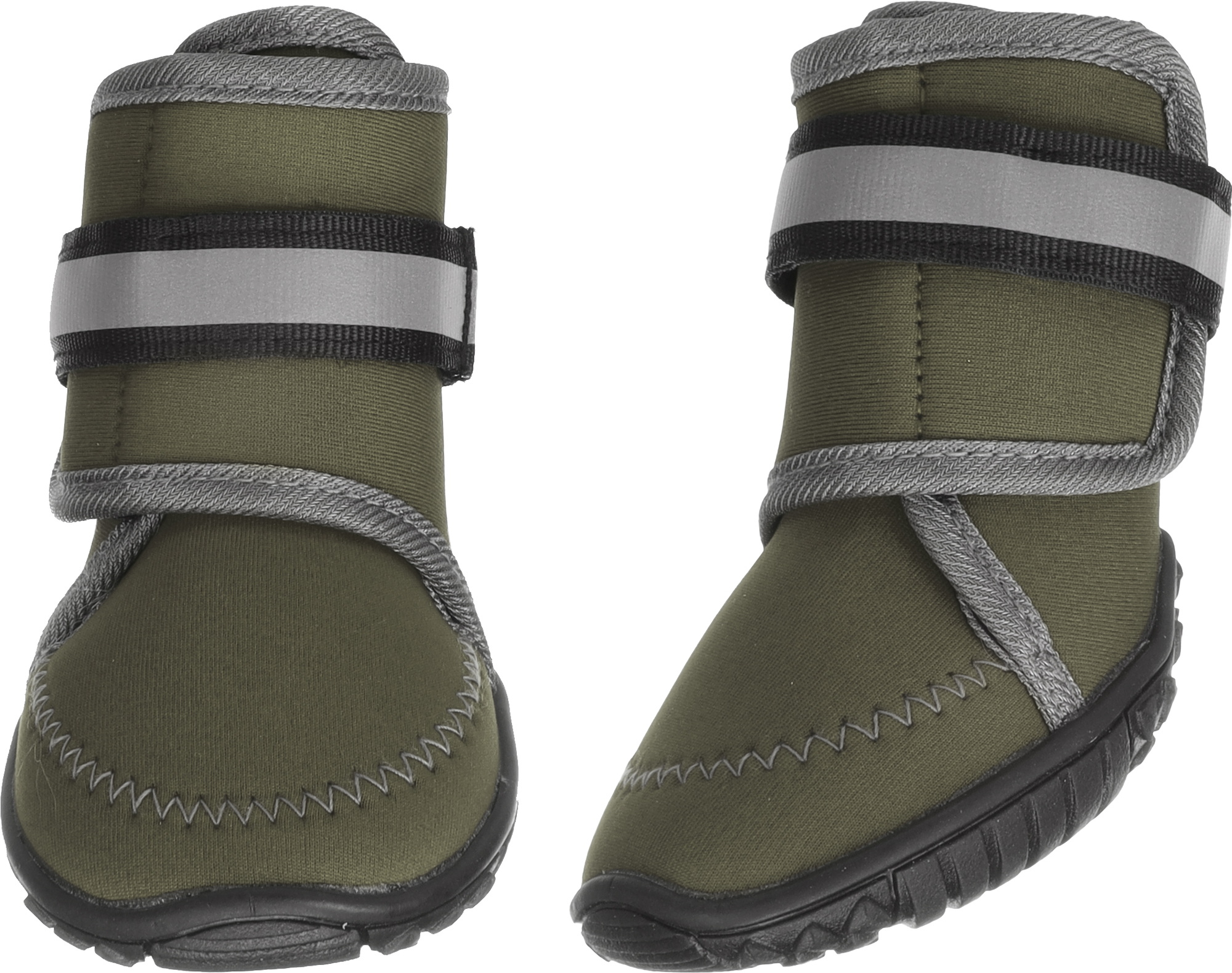 Flamingo Hondenschoenen Kajan large Groen 2 stuks