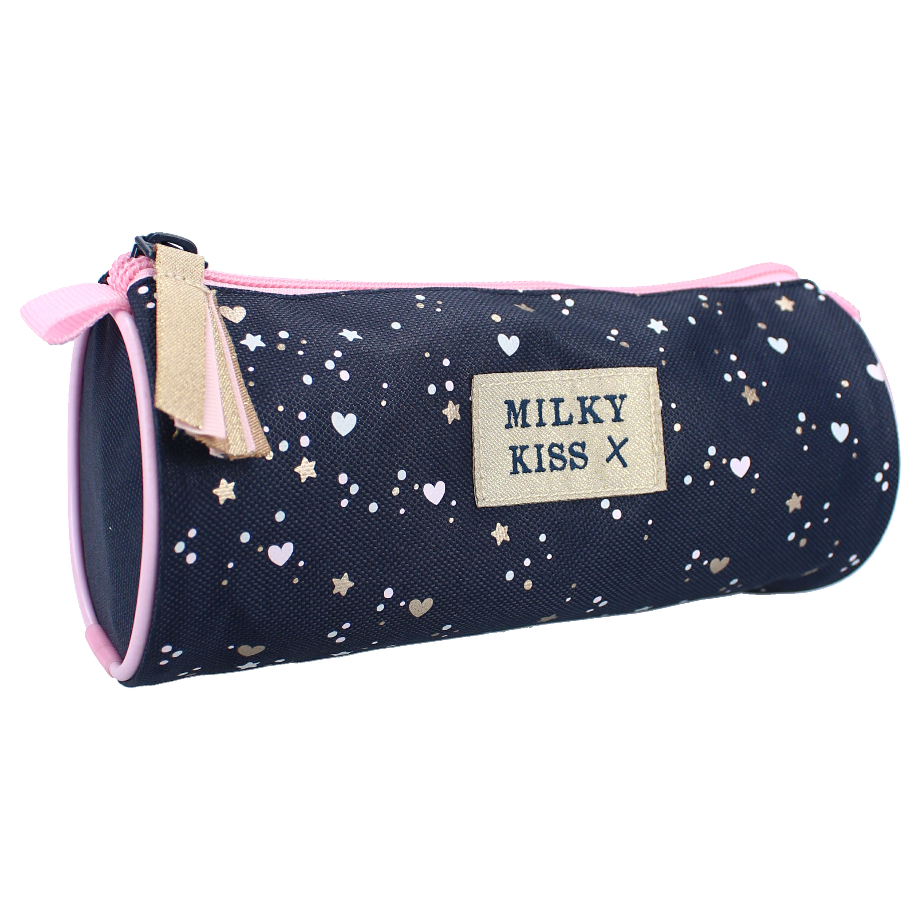 Milky Kiss Pennenzak Chitchat Blauw 9x20x9 cm