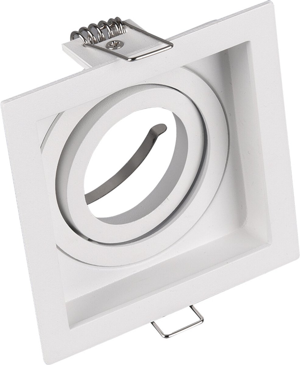 Trio Kenai Inbouwspot Vierkant Mat Wit 9.2x9 cm GU10