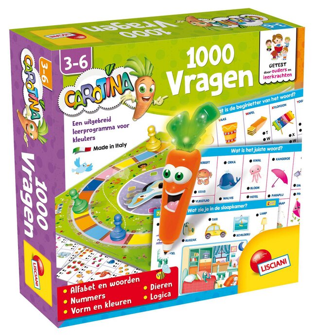 Carotina Pratende Pen met 1000 Vragen