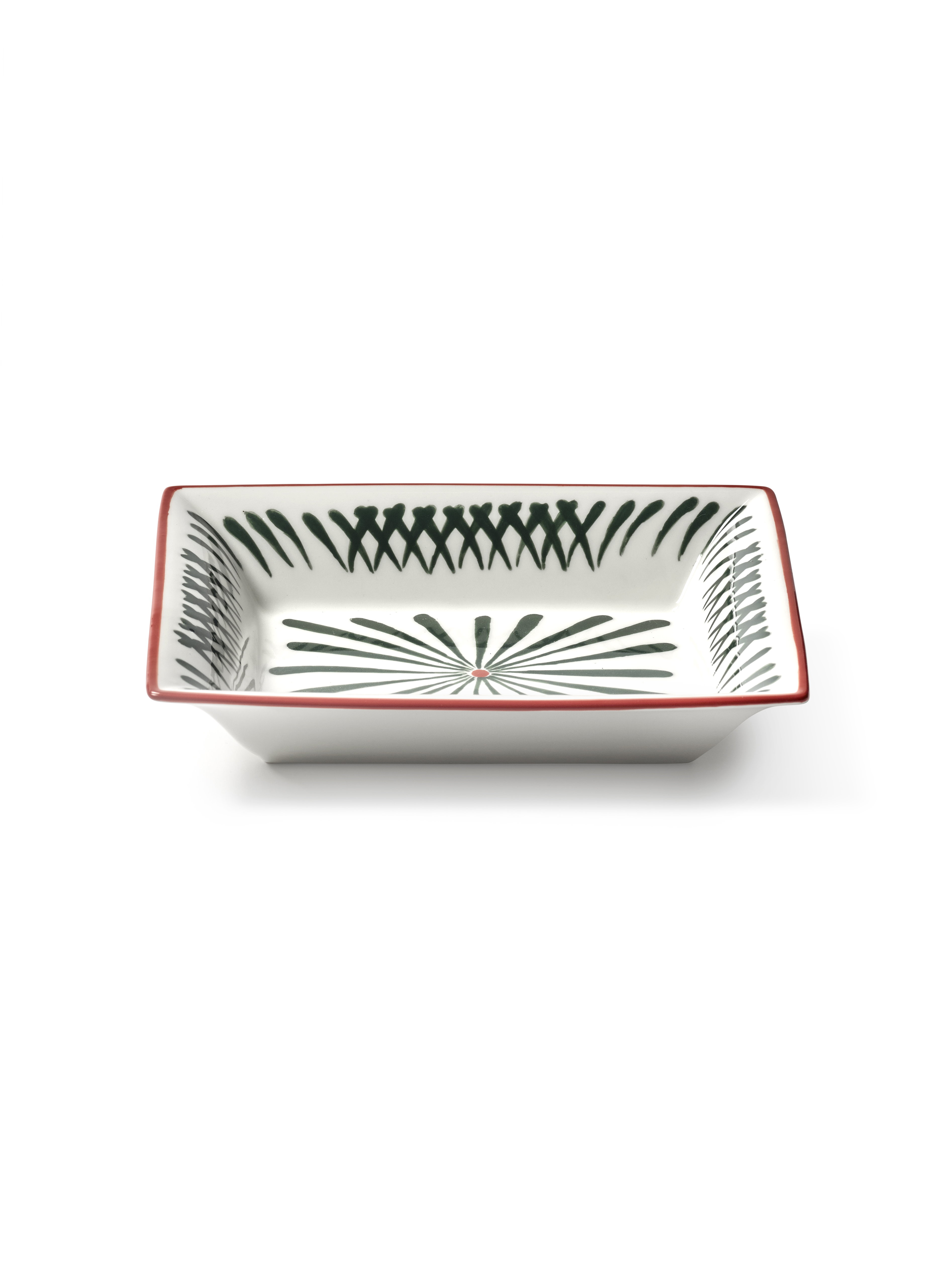 Serax Bord Bazaar Red Green 20x16.5x4 cm  - Rechthoekig