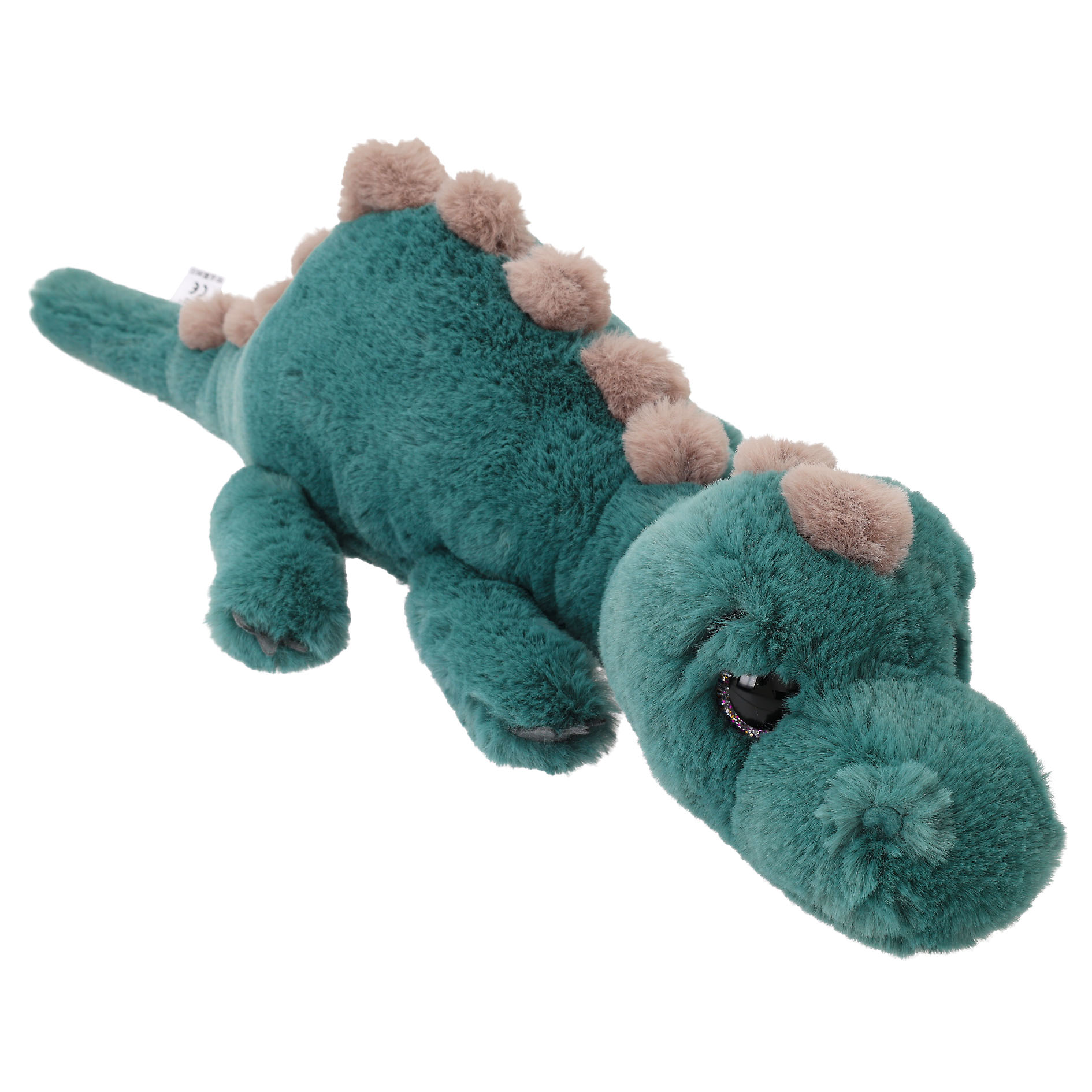 Dino World Knuffel Dino Liggend Groen 50 cm
