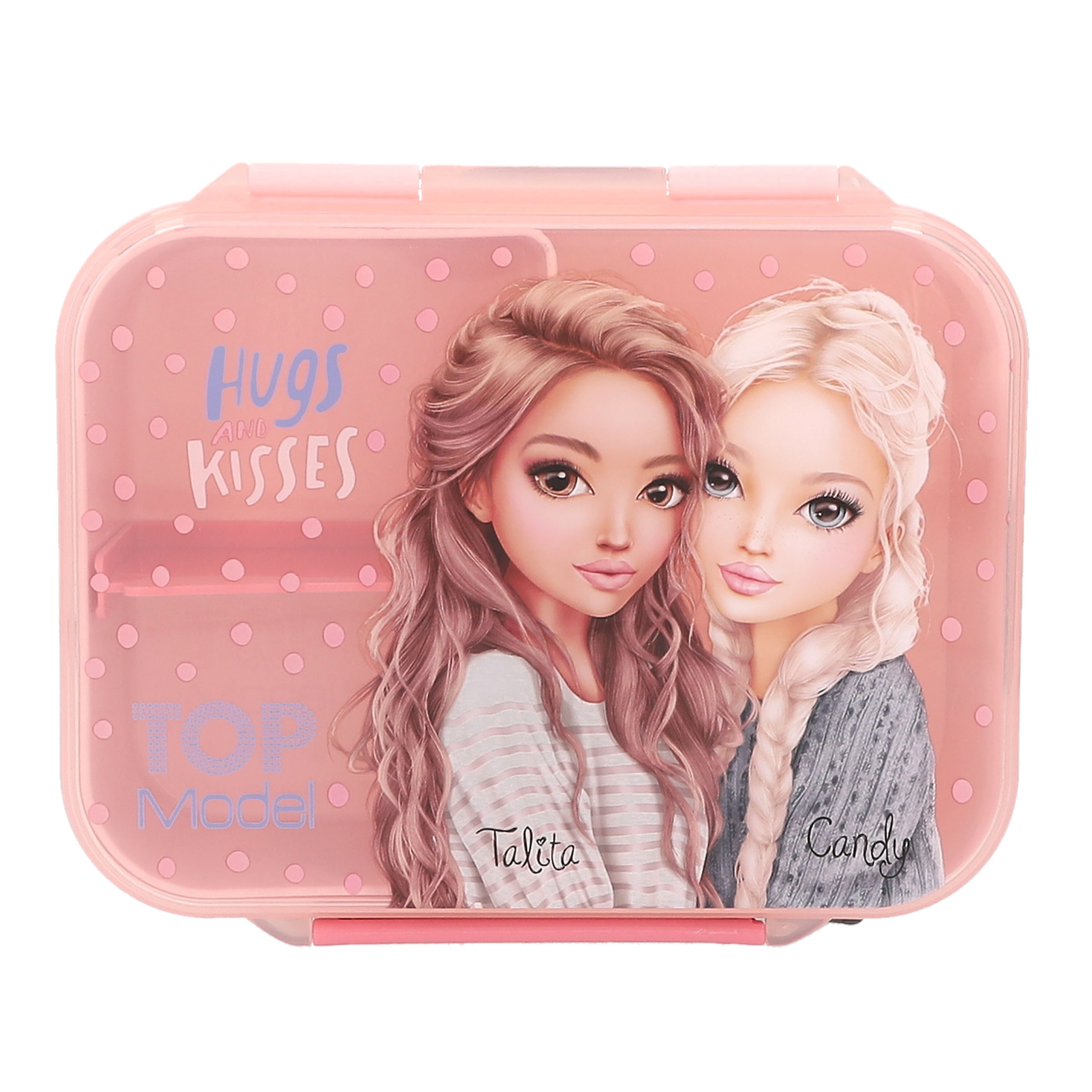 TOPModel Broodtrommel Dots 14.2x17.2x5.7 cm
