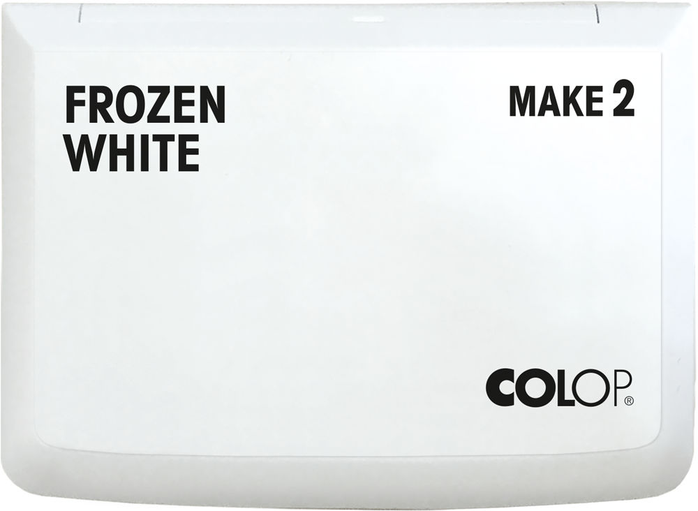 Colop Stempelkussen Make 2 Frozen White 11x7 cm