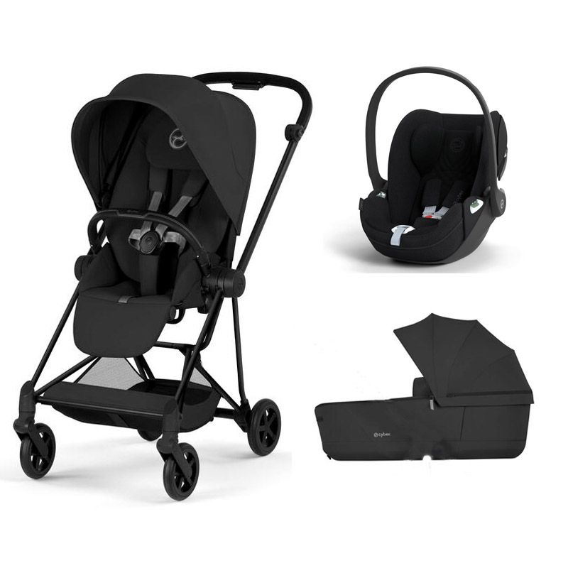Cybex Kinderwagen Mios Comfort Matt Black-Reiswieg Plooibaar Sepia Black