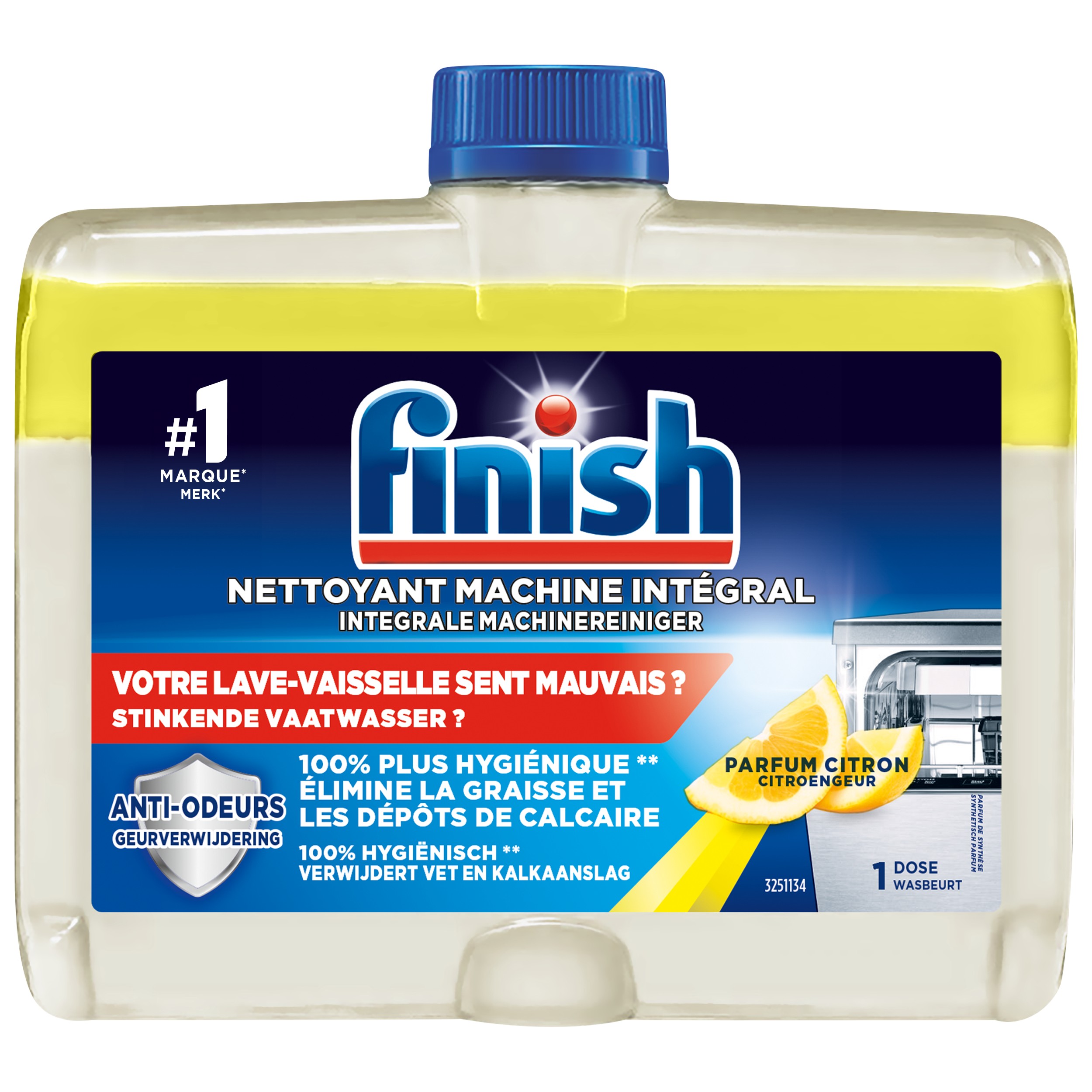 Finish Vaatwasmachinereiniger Citrus Intense 250 ml
