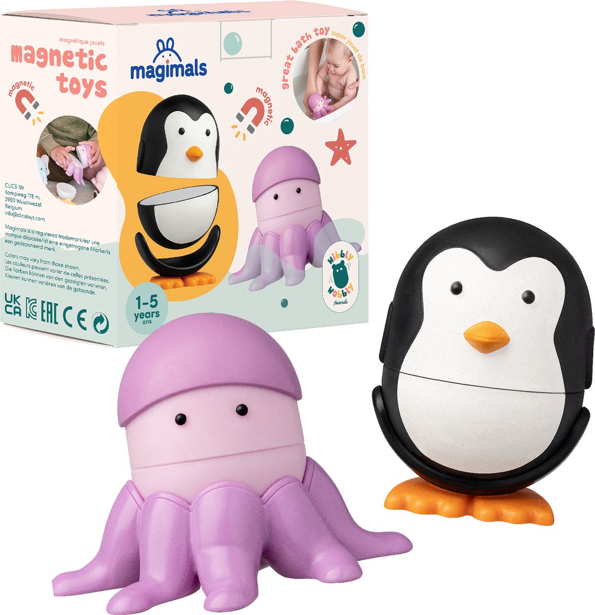 Magimals Magnetisch Badspeelgoed Wibbly Wobbly Sealife