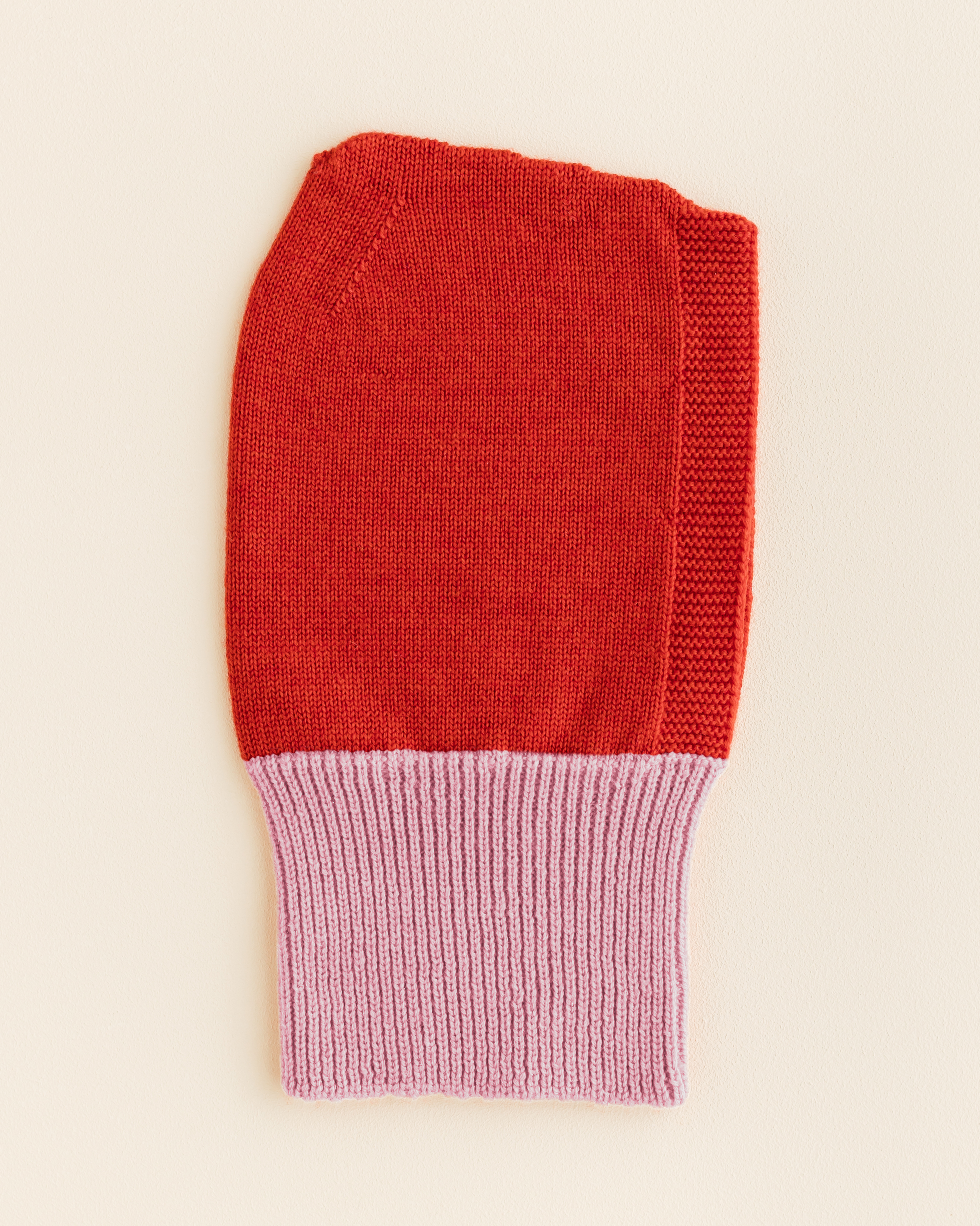 Hvid Muts Balaclava Eddy Cotton Candy-Red 3-5 jaar