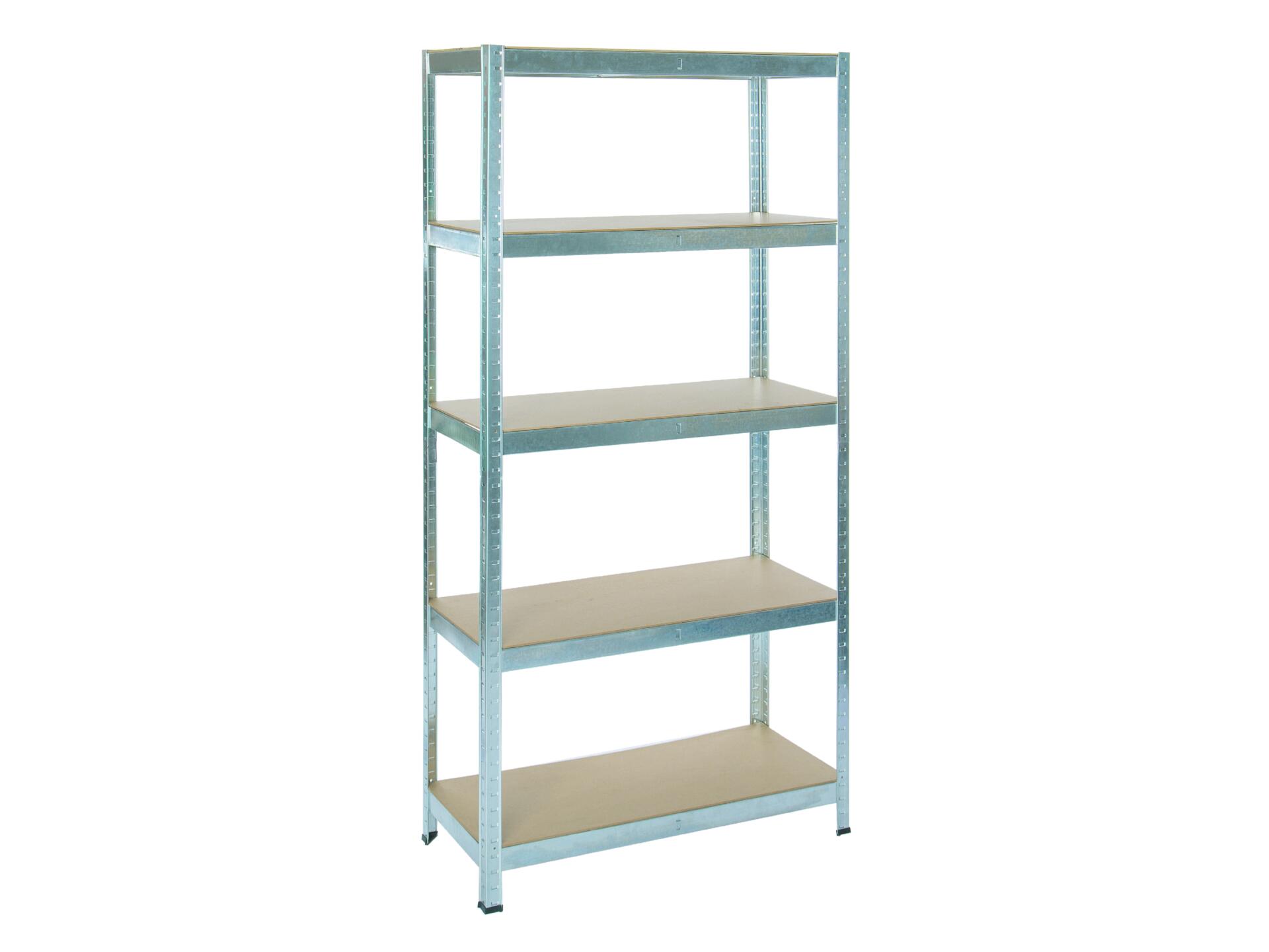 Practo Rek Heavy Duty 200x100x50 cm met 5 Legplanken - Legplank 175 kg