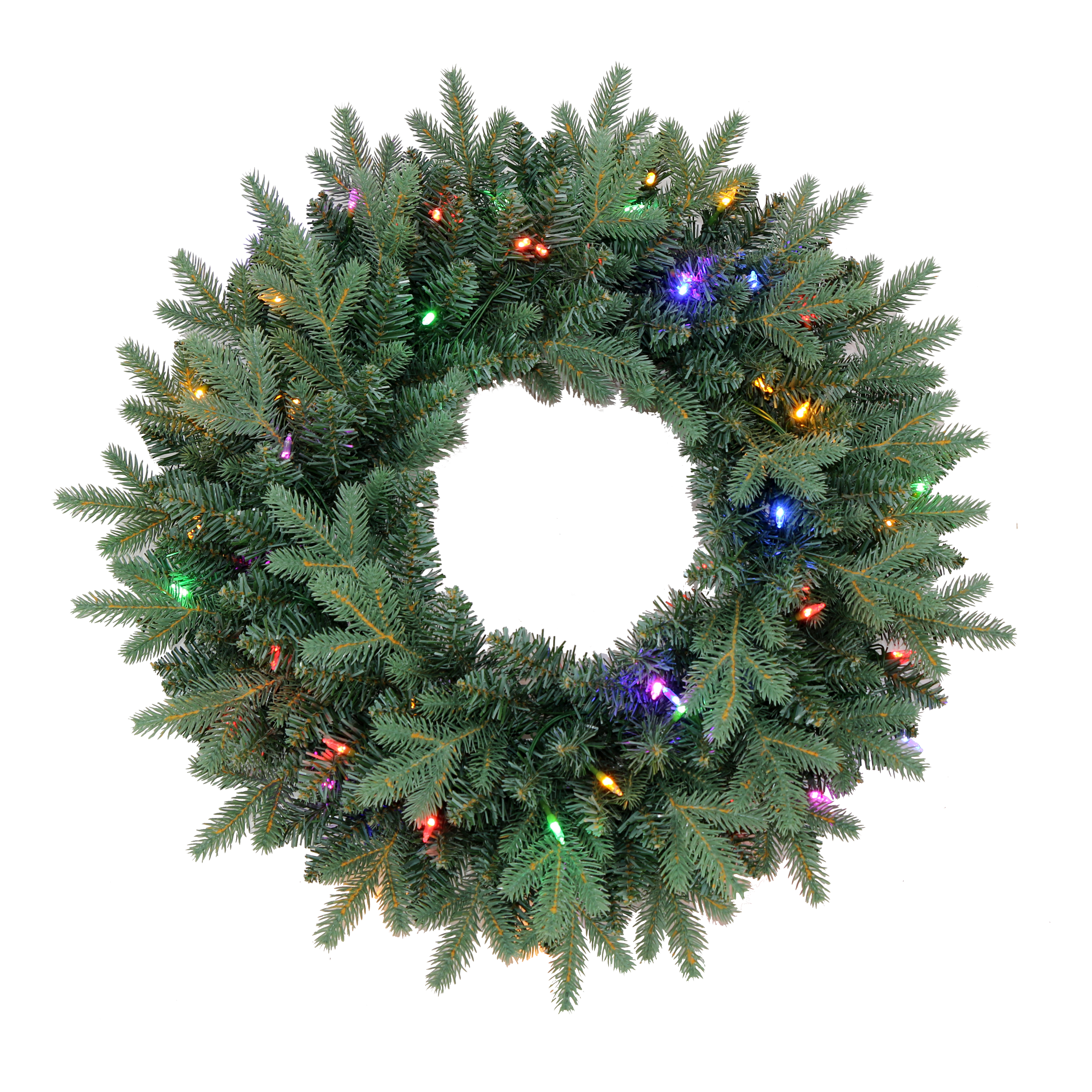 Kerstkrans Everton LED 61cm - 320 Tips - 50 leds - PE/PVC Feel Real